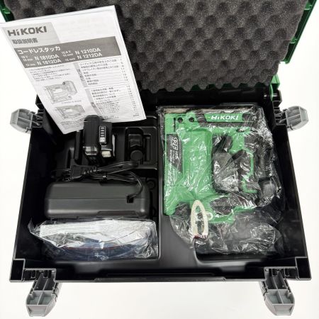  HiKOKI ハイコーキ 10.8V コードレスタッカ N1212DA(LS) 充電器・充電池1個・ケース・ゴーグル付
