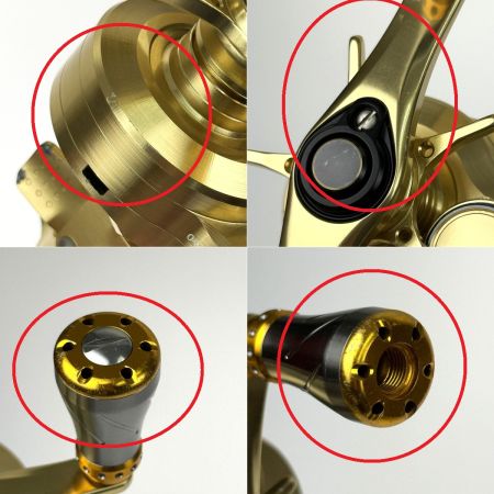 SHIMANO シマノ 21 カルカッタコンクエスト 201HG 左ハンドル 04239 ハンドルノブ交換