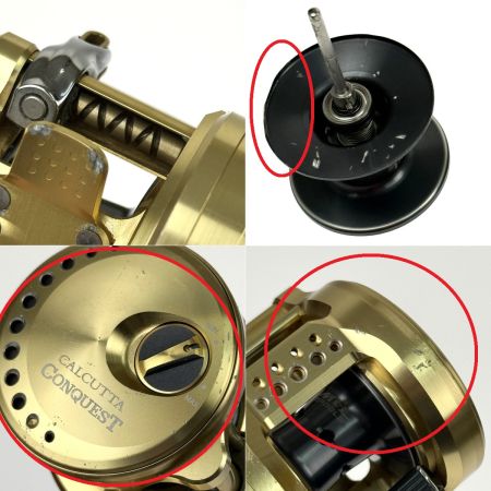 SHIMANO シマノ 21 カルカッタコンクエスト 201HG 左ハンドル 04239 ハンドルノブ交換