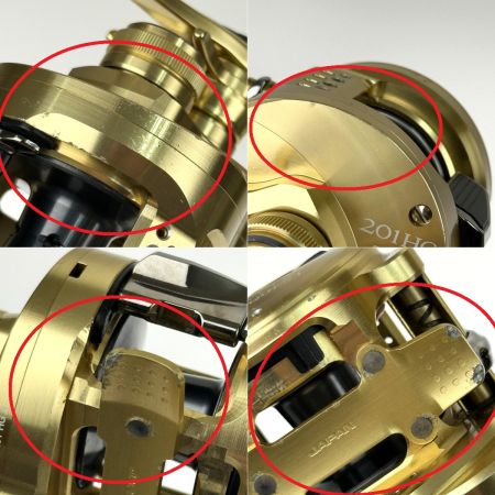 SHIMANO シマノ 21 カルカッタコンクエスト 201HG 左ハンドル 04239 ハンドルノブ交換