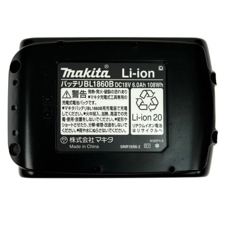  MAKITA マキタ 18v 6.0Ah リチウムイオンバッテリ BL1860B 純正バッテリ 未使用品 (2) 