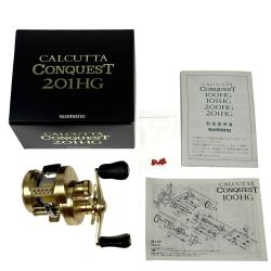 SHIMANO シマノ 15 カルカッタコンクエスト 201HG 左ハンドル 03440 Bランク