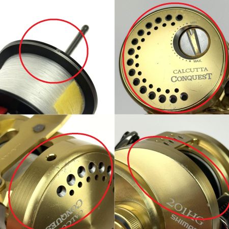 SHIMANO シマノ 15 カルカッタコンクエスト 201HG 左ハンドル 03440