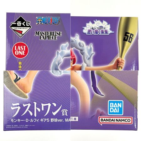   一番くじ ワンピース 思い描く未来 ラストワン賞 モンキー・D・ルフィ ギア5 野球ver. 未開封品 フィギュア