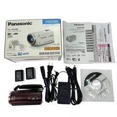  Panasonic パナソニック デジタルハイビジョンビデオカメラ V520M-T ブラウン 動作確認済み Cランク