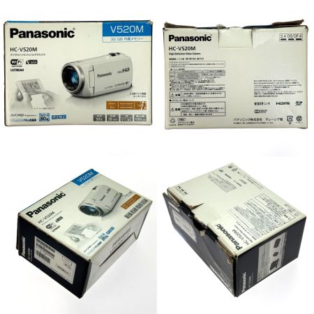  Panasonic パナソニック デジタルハイビジョンビデオカメラ V520M-T ブラウン 動作確認済み