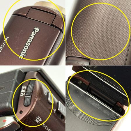  Panasonic パナソニック デジタルハイビジョンビデオカメラ V520M-T ブラウン 動作確認済み