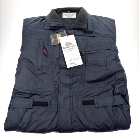  山田辰 AUTO-BI 防水防寒つなぎ服  6-A-810 NB ネイビーブルー 4Lサイズ 未使用品