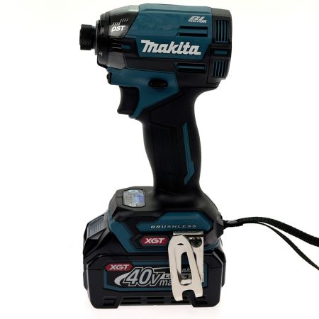  MAKITA マキタ 40V 充電式インパクトドライバ TD002GRDX ブルー 充電器・充電池2個・ケース付 未使用品