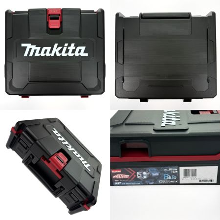 MAKITA マキタ 40V 充電式インパクトドライバ TD002GRDX ブルー 充電器・充電池2個・ケース付 未使用品