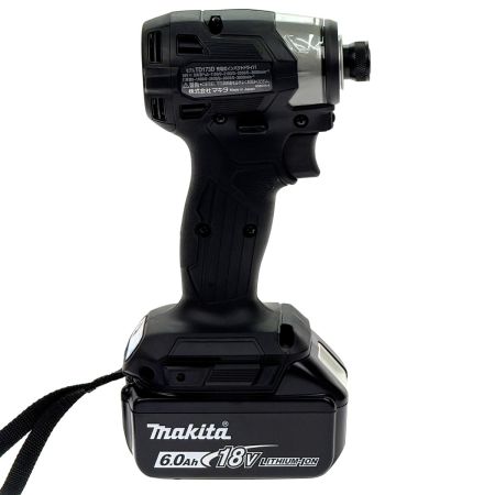  MAKITA マキタ 18V 充電式インパクトドライバ TD173DRGXB ブラック 充電器・充電池2個・ケース付 未使用品