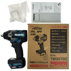 ## MAKITA マキタ 40V 充電式インパクトレンチ 本体のみ TW007G 動作確認済み Bランク