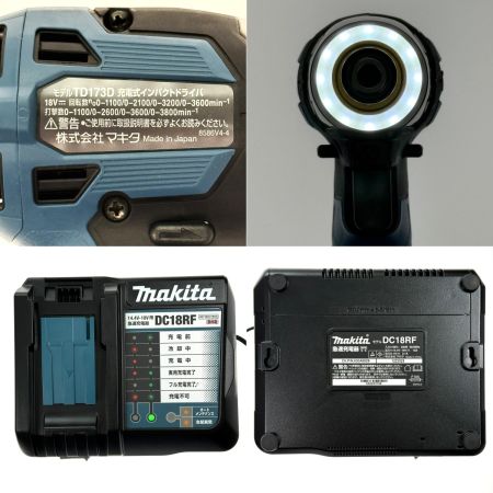  MAKITA マキタ 18V 充電式インパクトドライバ TD173DGXPB ブルー 20周年モデル 付属品完備 未使用品