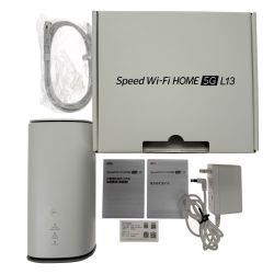 ## KDDI Speed Wi-Fi HOME 5G L13 ZTR02SWU ホワイト 利用判定○ Bランク
