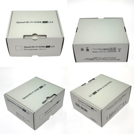 KDDI Speed Wi-Fi HOME 5G L13 ZTR02SWU ホワイト 利用判定○