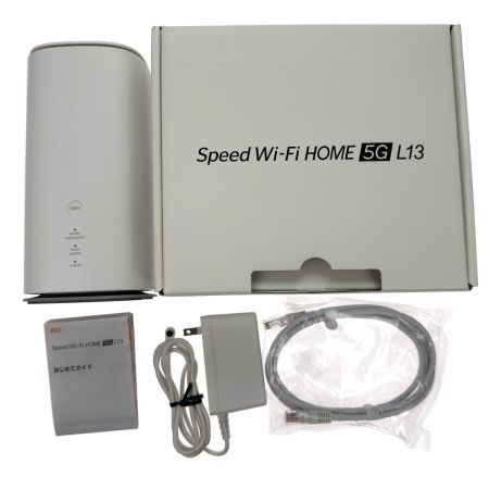  KDDI Speed Wi-Fi HOME 5G L13 ZTR02SWU ホワイト 利用判定○ タバコ臭有