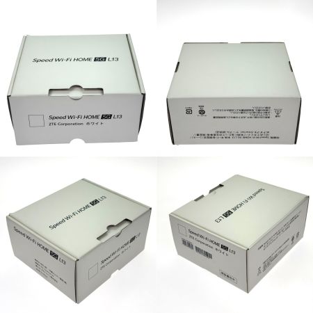  KDDI Speed Wi-Fi HOME 5G L13 ZTR02SWU ホワイト 利用判定○ タバコ臭有