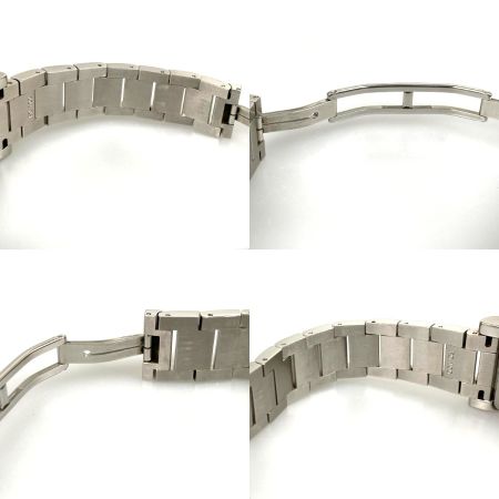  BVLGARI ブルガリ レッタンゴロ 自動巻き 腕時計 ホワイト文字盤 タバコ臭あり RT45S