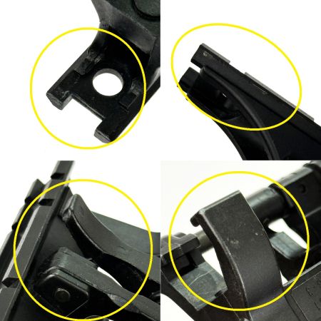  Tokyo Marui 東京マルイ MP5/G3用 20mmスコープマウントベース 3個セット 94131 金属製