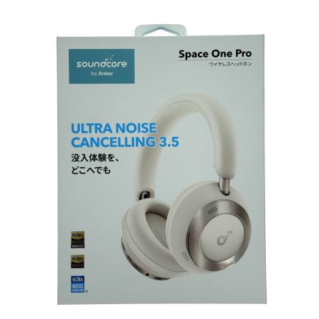  ANKER アンカー(家電) Soundcore Space One Pro ワイヤレスヘッドホン A3062N21 シャンパンゴールド 未使用品