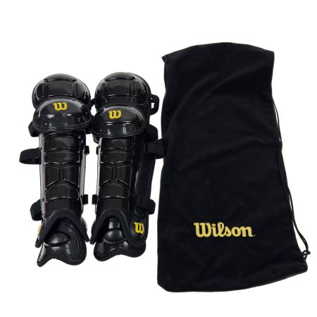  Wilson ウィルソン 野球審判用レッグガード WTAULG3NP 17 プロゴールドレッグガード