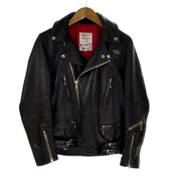 ## Lewis Leathers No.391 LIGHTNING ダブルライダースジャケット ブラック サイズ36 牛革 使用感有 Cランク