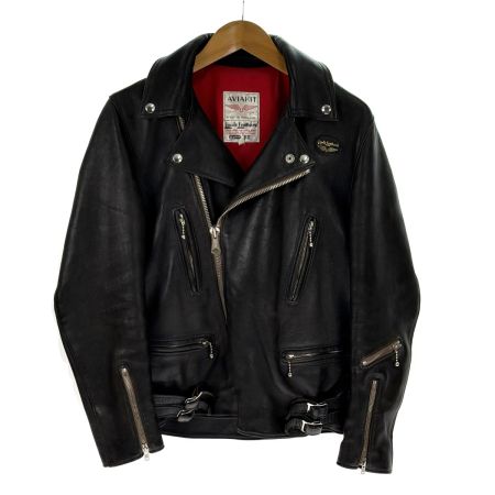  Lewis Leathers No.391 LIGHTNING ダブルライダースジャケット ブラック サイズ36 牛革 使用感有