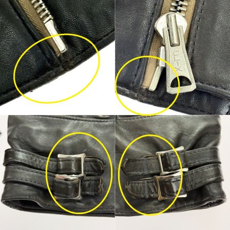  Lewis Leathers No.391 LIGHTNING ダブルライダースジャケット ブラック サイズ36 牛革 使用感有