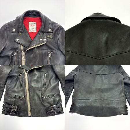  Lewis Leathers No.391 LIGHTNING ダブルライダースジャケット ブラック サイズ36 牛革 使用感有