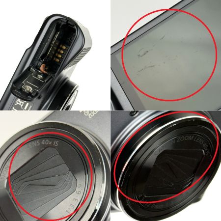  CANON キャノン PowerShot SX720 HS SX720HS ブラック 通電動作確認 コンパクトデジタルカメラ