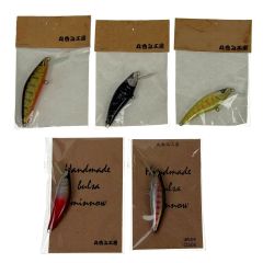  丸呑み工房 ハンドメイドミノー 5点セット 未使用品 Sランク