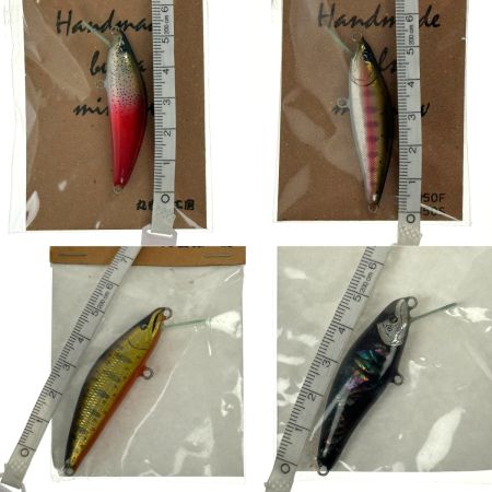  丸呑み工房 ハンドメイドミノー 5点セット 未使用品