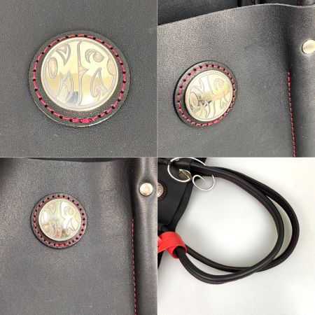 PAILOT RIVER レザートートバッグ REDMOON LIFE×マールボロ特別仕様 MR-LIFE ブラック