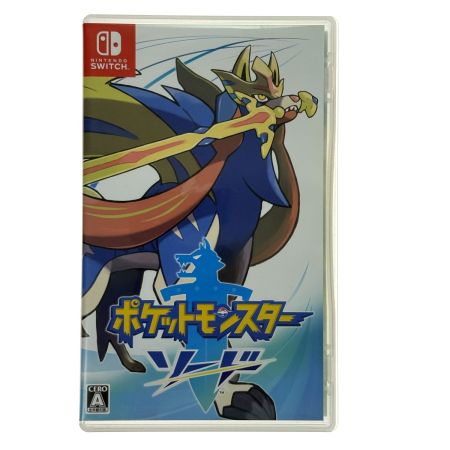   Nintendo Switchソフト ポケットモンスター ソード ケース付