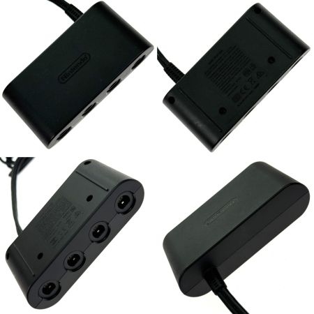  Nintendo ニンテンドウ ゲームキューブ コントローラ DOL-003 スマブラブラック 接続タップ付き