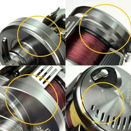  SHIMANO シマノ 20 カルカッタ コンクエスト DC 201HG(左) 04040 ハンドルノブ変更
