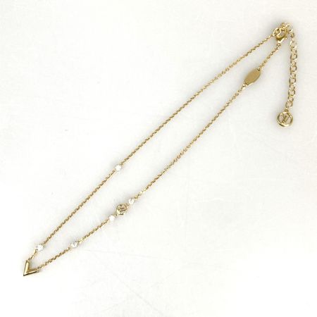 LOUIS VUITTON ルイヴィトン ネックレス エッセンシャル V ストラス PM  M04236 ゴールド