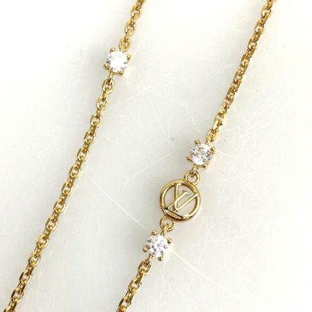 LOUIS VUITTON ルイヴィトン ネックレス エッセンシャル V ストラス PM  M04236 ゴールド