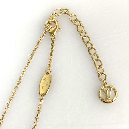 LOUIS VUITTON ルイヴィトン ネックレス エッセンシャル V ストラス PM  M04236 ゴールド