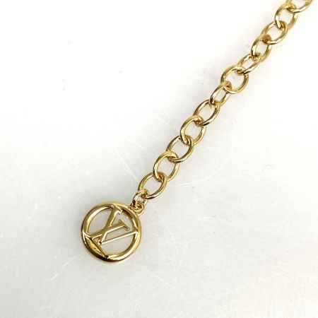 LOUIS VUITTON ルイヴィトン ネックレス エッセンシャル V ストラス PM  M04236 ゴールド