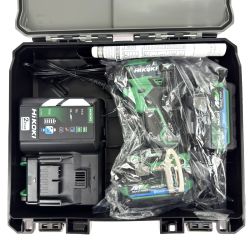 ## HiKOKI ハイコーキ 36V コードレスインパクトドライバ WH36DD グリーン 充電器・充電池2個・ケース付 未使用品 Sランク