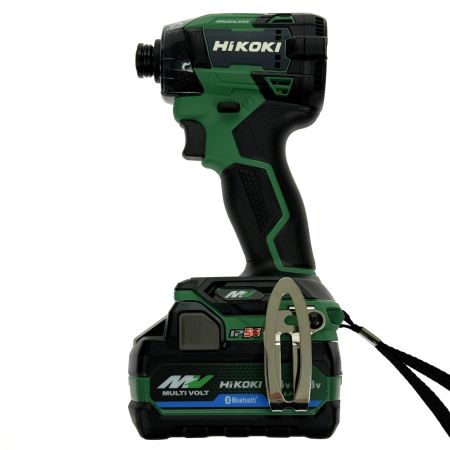  HiKOKI ハイコーキ 36V コードレスインパクトドライバ WH36DD グリーン 充電器・充電池2個・ケース付 未使用品