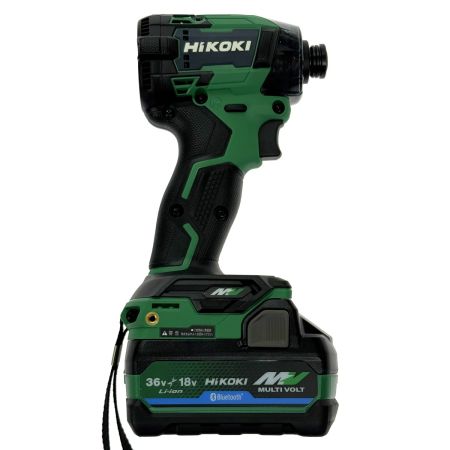  HiKOKI ハイコーキ 36V コードレスインパクトドライバ WH36DD グリーン 充電器・充電池2個・ケース付 未使用品