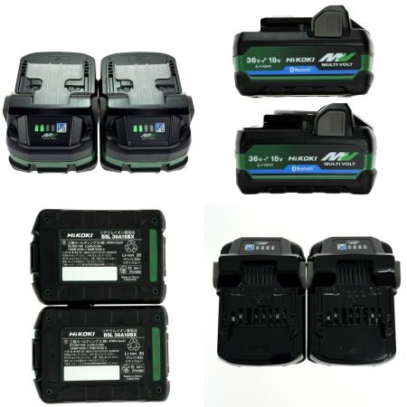  HiKOKI ハイコーキ 36V コードレスインパクトドライバ WH36DD グリーン 充電器・充電池2個・ケース付 未使用品