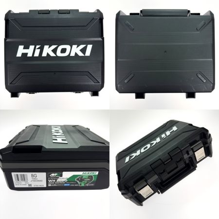  HiKOKI ハイコーキ 36V コードレスインパクトドライバ WH36DD グリーン 充電器・充電池2個・ケース付 未使用品