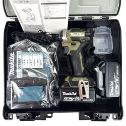 ## MAKITA マキタ 18V 充電式インパクトドライバ TD173DRGXO オリーブ 充電器・充電池2個・ケース付 未使用品 Sランク