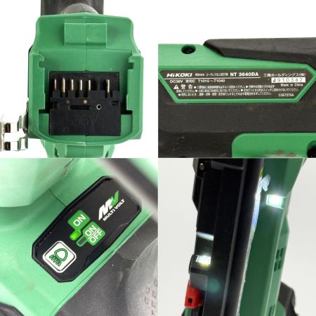 HiKOKI ハイコーキ 36v 40ｍｍ コードレス仕上釘打機 NT3640DA 充電池1個・ケース付