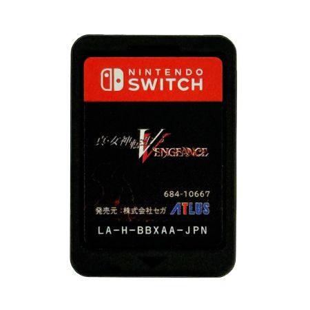   Nintendo Switchソフト 真・女神転生V Vengeance ケース付