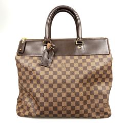 LOUIS VUITTON ルイヴィトン ダミエ ボストンバッグ グリニッジPM 型崩れ有 N41165 ブラウン Cランク