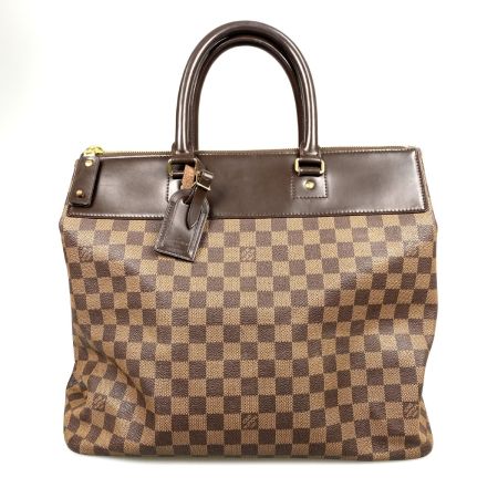 LOUIS VUITTON ルイヴィトン ダミエ ボストンバッグ グリニッジPM 型崩れ有 N41165 ブラウン